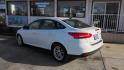 2017 WHITE Ford Focus SE Sedan (1FADP3F29HL) with an 2.0L L4 DOHC 16V engine, located at 502 S. Riverside Avenue, Medford, OR, 97501, (541) 773-3136, 42.322803, -122.867477 - Photo#2