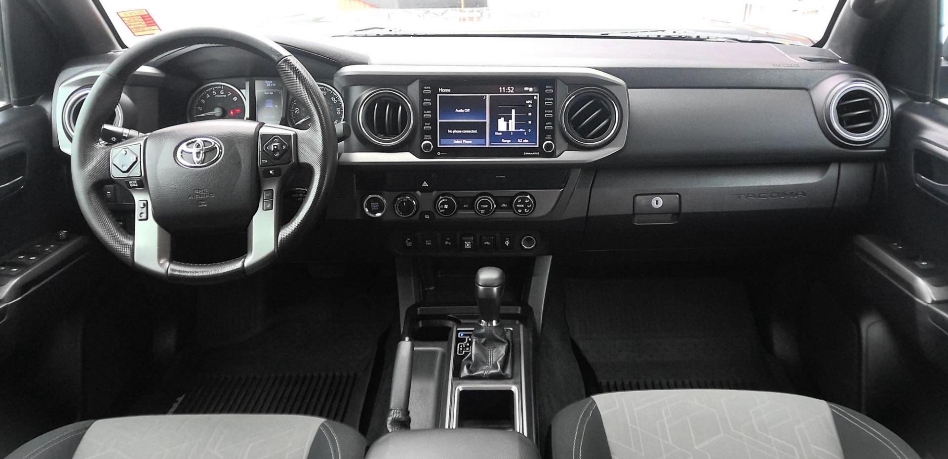 2020 GRAY Toyota Tacoma SR5 Double Cab Long Bed V6 6AT 4WD (3TMCZ5AN1LM) with an 3.5L V6 DOHC 24V engine, 6A transmission, located at 502 S. Riverside Avenue, Medford, OR, 97501, (541) 773-3136, 42.322803, -122.867477 - Photo#6