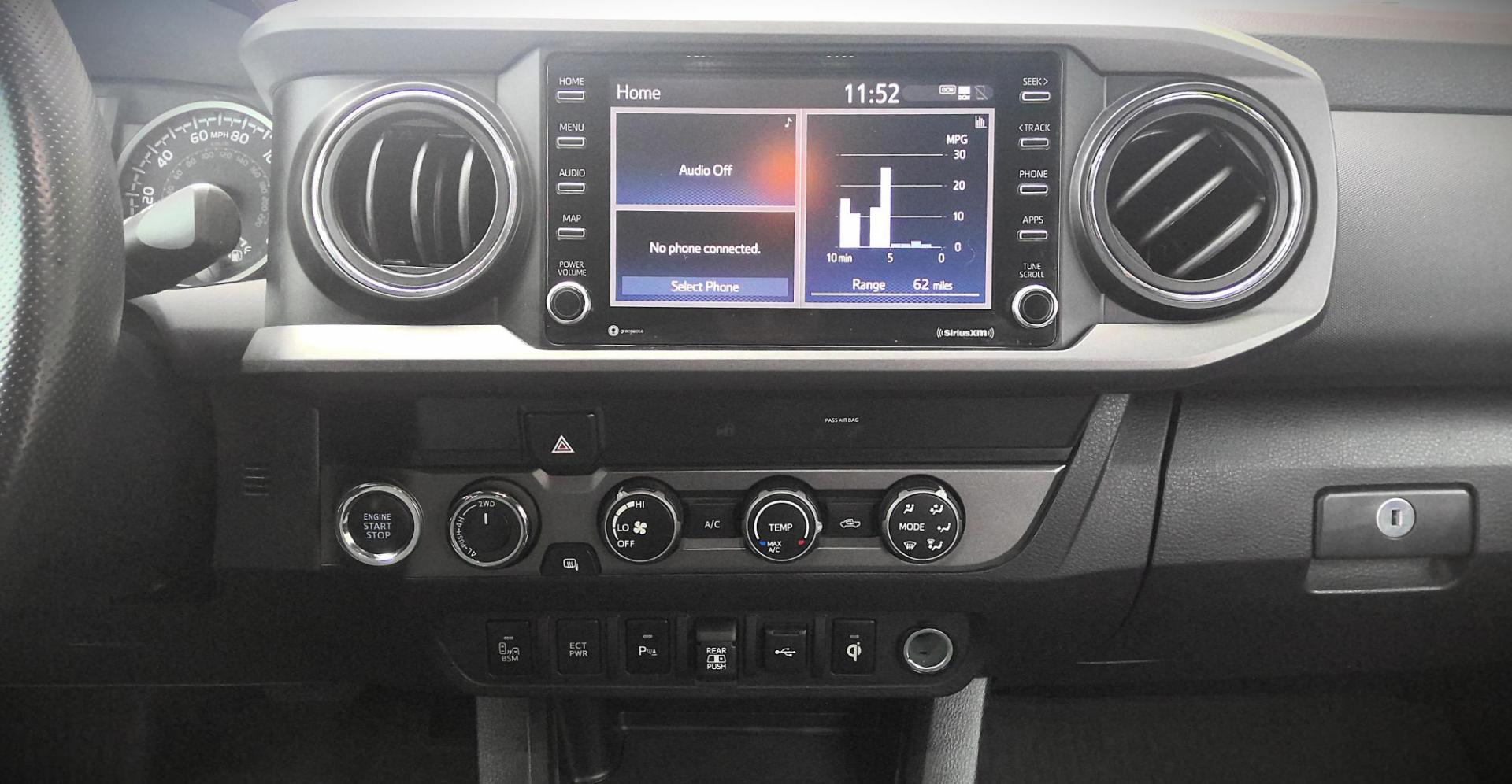 2020 GRAY Toyota Tacoma SR5 Double Cab Long Bed V6 6AT 4WD (3TMCZ5AN1LM) with an 3.5L V6 DOHC 24V engine, 6A transmission, located at 502 S. Riverside Avenue, Medford, OR, 97501, (541) 773-3136, 42.322803, -122.867477 - Photo#7