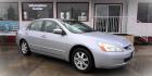 2005 SILVER Honda Accord EX V-6 Sedan AT with Navigation System and XM Radi (1HGCM668X5A) with an 3.0L V6 SOHC 24V engine, 5-Speed Automatic Overdrive transmission, located at 502 S. Riverside Avenue, Medford, OR, 97501, (541) 773-3136, 42.322803, -122.867477 - Photo#1