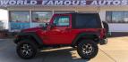 2010 RED Jeep Wrangler Sport 4WD (1J4AA2D14AL) with an 3.8L V6 OHV 12V engine, located at 502 S. Riverside Avenue, Medford, OR, 97501, (541) 773-3136, 42.322803, -122.867477 - Photo#0