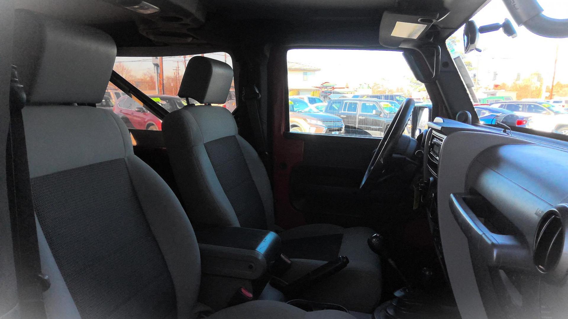 2010 RED Jeep Wrangler Sport 4WD (1J4AA2D14AL) with an 3.8L V6 OHV 12V engine, located at 502 S. Riverside Avenue, Medford, OR, 97501, (541) 773-3136, 42.322803, -122.867477 - Photo#6