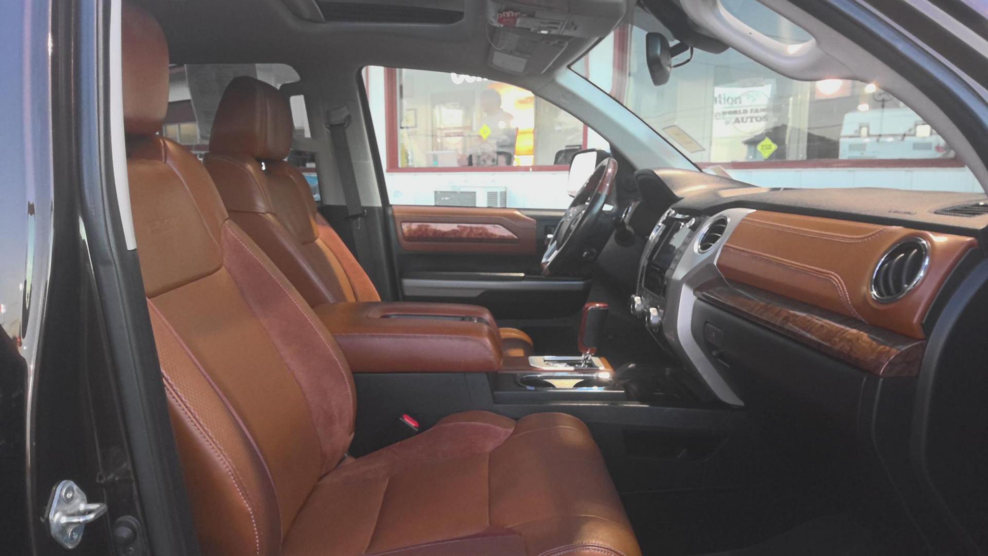 2021 BROWN Toyota Tundra Platinum CrewMax 5.7L 4WD (5TFAY5F17MX) with an 5.7L V8 DOHC 32V engine, 6A transmission, located at 502 S. Riverside Avenue, Medford, OR, 97501, (541) 773-3136, 42.322803, -122.867477 - Photo#6