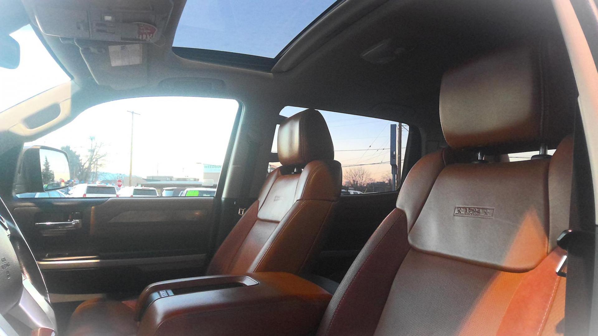 2021 BROWN Toyota Tundra Platinum CrewMax 5.7L 4WD (5TFAY5F17MX) with an 5.7L V8 DOHC 32V engine, 6A transmission, located at 502 S. Riverside Avenue, Medford, OR, 97501, (541) 773-3136, 42.322803, -122.867477 - Photo#8