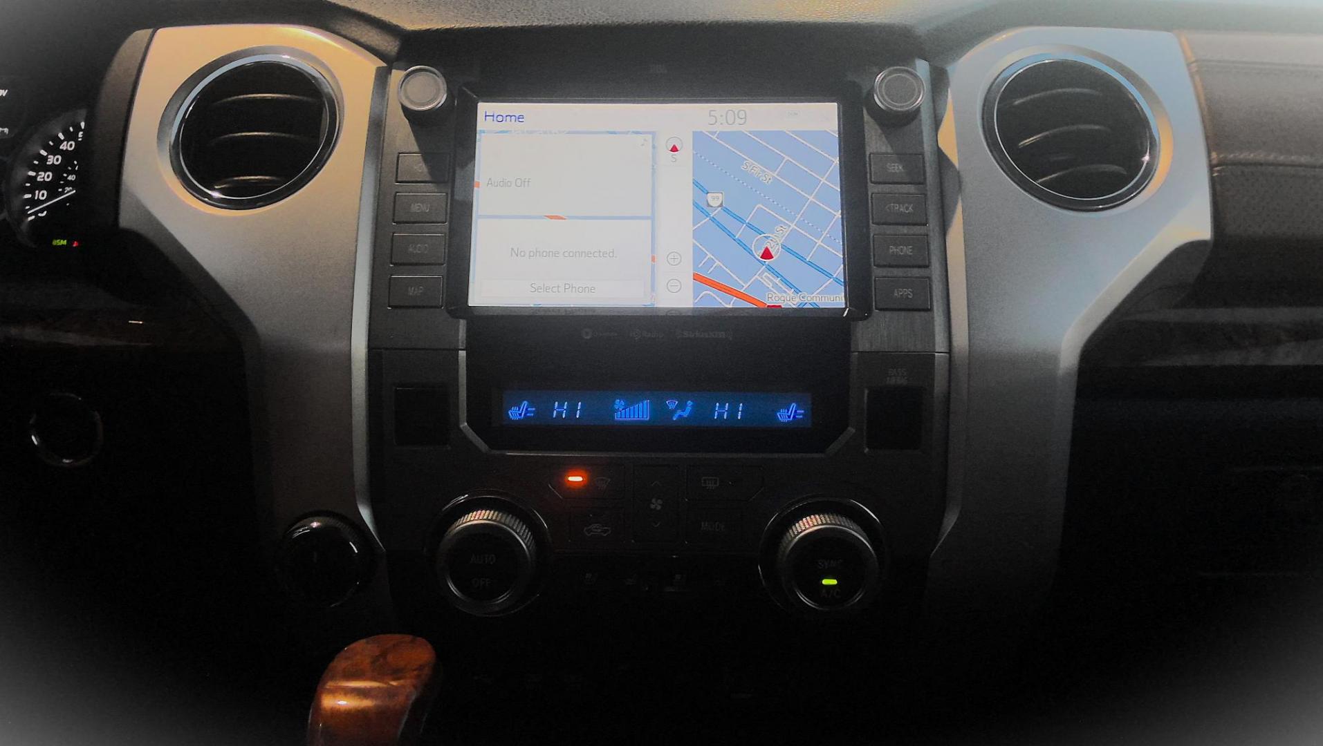 2021 BROWN Toyota Tundra Platinum CrewMax 5.7L 4WD (5TFAY5F17MX) with an 5.7L V8 DOHC 32V engine, 6A transmission, located at 502 S. Riverside Avenue, Medford, OR, 97501, (541) 773-3136, 42.322803, -122.867477 - Photo#10