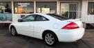 2004 WHITE Honda Accord EX V-6 Coupe AT with Navigation System and XM Radi (1HGCM82684A) with an 3.0L V6 SOHC 24V engine, 5-Speed Automatic Overdrive transmission, located at 502 S. Riverside Avenue, Medford, OR, 97501, (541) 773-3136, 42.322803, -122.867477 - Photo#2