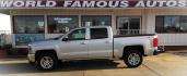 2017 SILVER Chevrolet Silverado 1500 LT Crew Cab 4WD (3GCUKREC2HG) with an 5.3L V8 OHV 16V engine, 6A transmission, located at 502 S. Riverside Avenue, Medford, OR, 97501, (541) 773-3136, 42.322803, -122.867477 - Photo#0