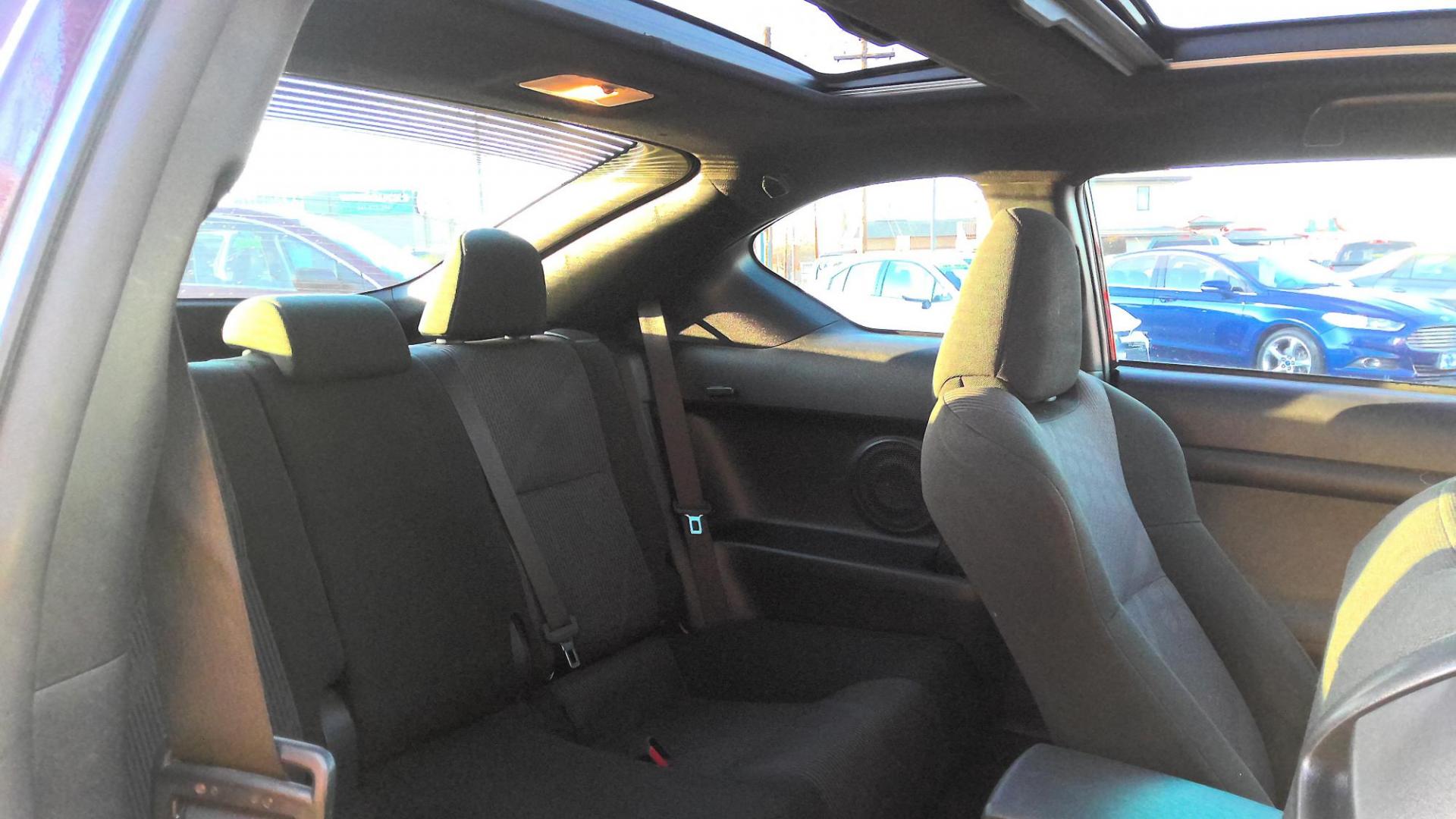 2012 MAROON Scion tC Sports Coupe 6-Spd AT (JTKJF5C76C3) with an 2.4L L4 DOHC 16V engine, 6-Speed Automatic transmission, located at 502 S. Riverside Avenue, Medford, OR, 97501, (541) 773-3136, 42.322803, -122.867477 - Photo#6