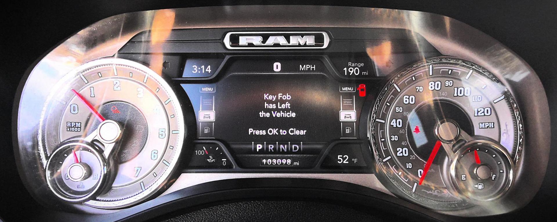 2019 BLACK RAM 1500 Longhorn Crew Cab SWB 4WD (1C6SRFKT8KN) with an 5.7L V8 OHV 16V engine, 8A transmission, located at 502 S. Riverside Avenue, Medford, OR, 97501, (541) 773-3136, 42.322803, -122.867477 - Photo#15