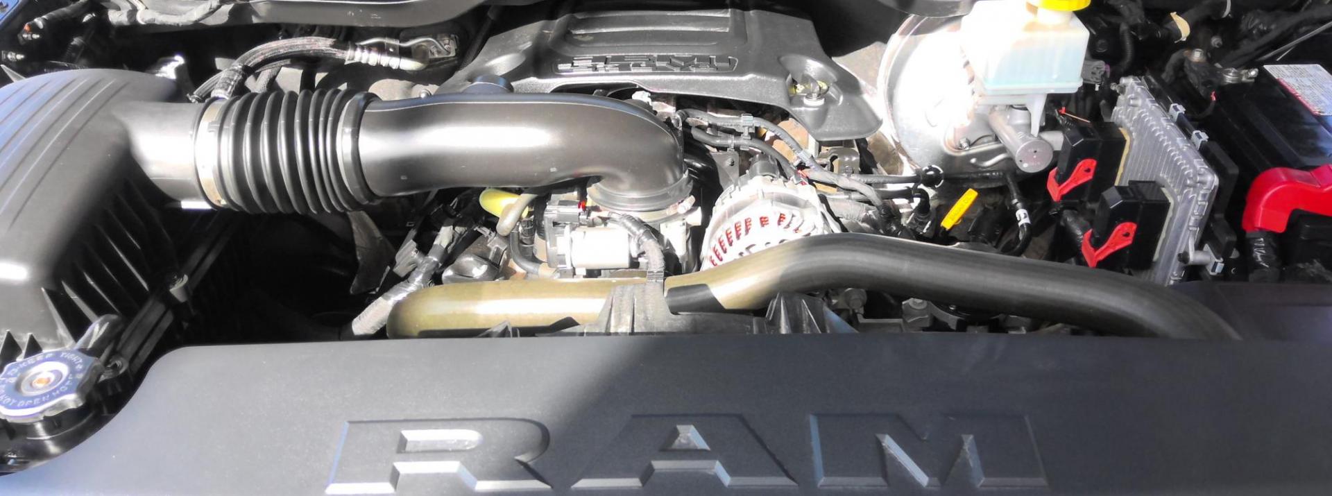 2019 BLACK RAM 1500 Longhorn Crew Cab SWB 4WD (1C6SRFKT8KN) with an 5.7L V8 OHV 16V engine, 8A transmission, located at 502 S. Riverside Avenue, Medford, OR, 97501, (541) 773-3136, 42.322803, -122.867477 - Photo#16