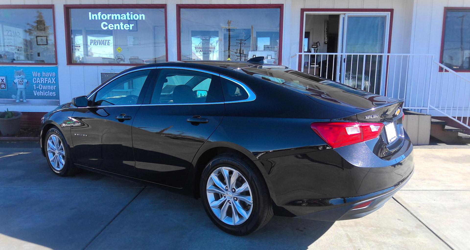 2023 BLACK Chevrolet Malibu 1LT (1G1ZD5ST0PF) with an 1.5L L4 DOHC 16V engine, 6A transmission, located at 502 S. Riverside Avenue, Medford, OR, 97501, (541) 773-3136, 42.322803, -122.867477 - Photo#2