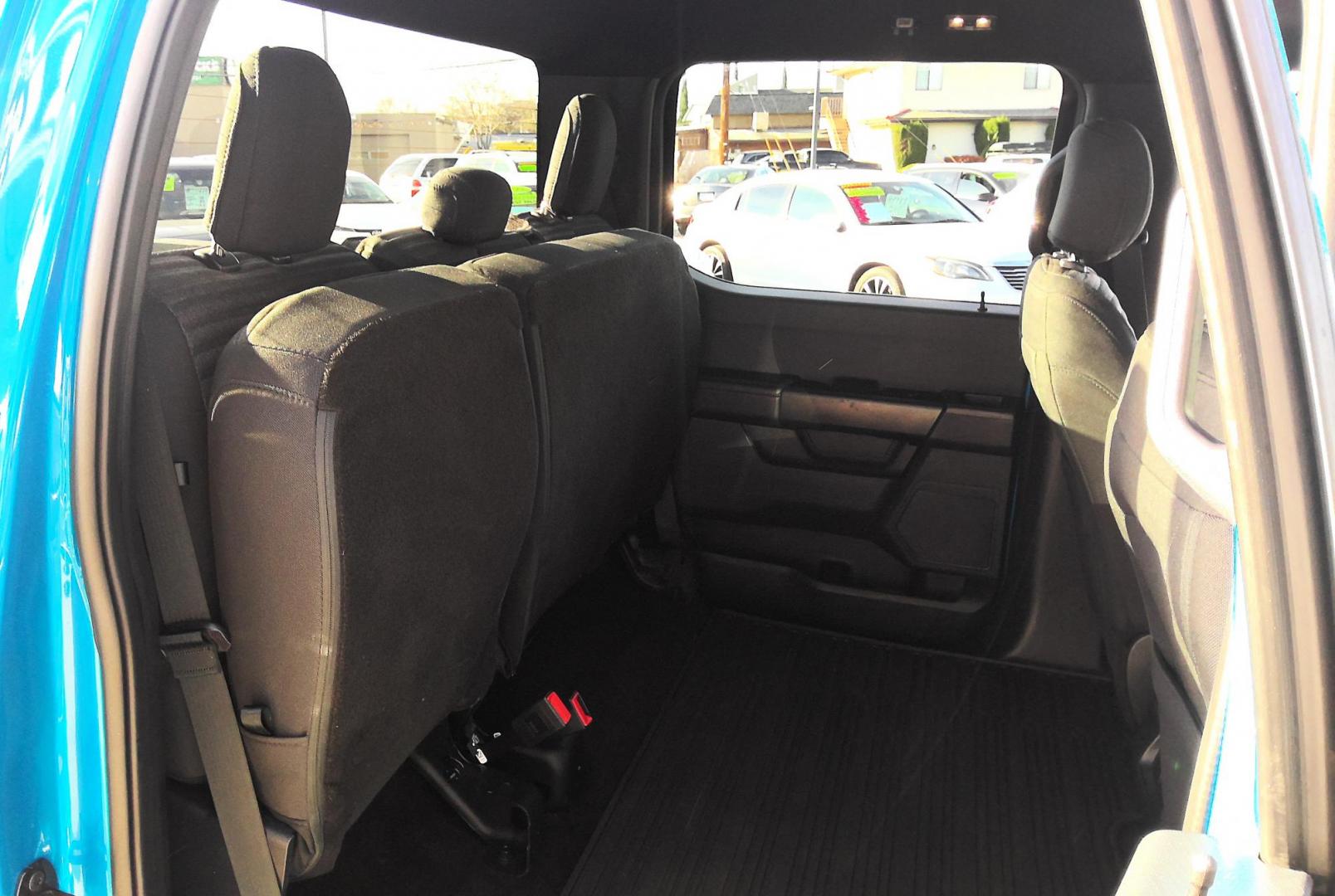 2021 BLUE Ford F-150 Lariat SuperCrew 5.5-ft. Bed 4WD (1FTFW1E84MF) with an 4.6L V8 SOHC 24V engine, located at 502 S. Riverside Avenue, Medford, OR, 97501, (541) 773-3136, 42.322803, -122.867477 - Photo#6