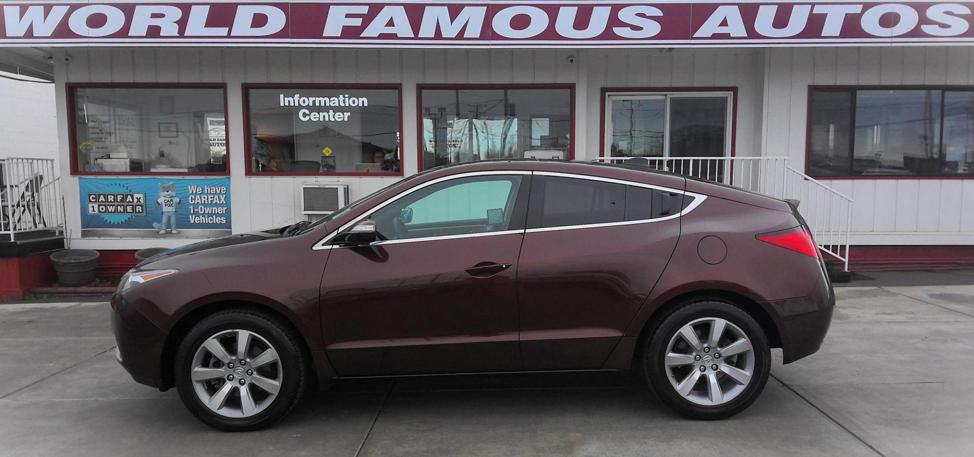2010 BROWN Acura ZDX 6-Spd AT w/Tech Pkg (2HNYB1H49AH) with an 3.7L V6 SOHC 24V engine, 6-Speed Automatic transmission, located at 502 S. Riverside Avenue, Medford, OR, 97501, (541) 773-3136, 42.322803, -122.867477 - Photo#0