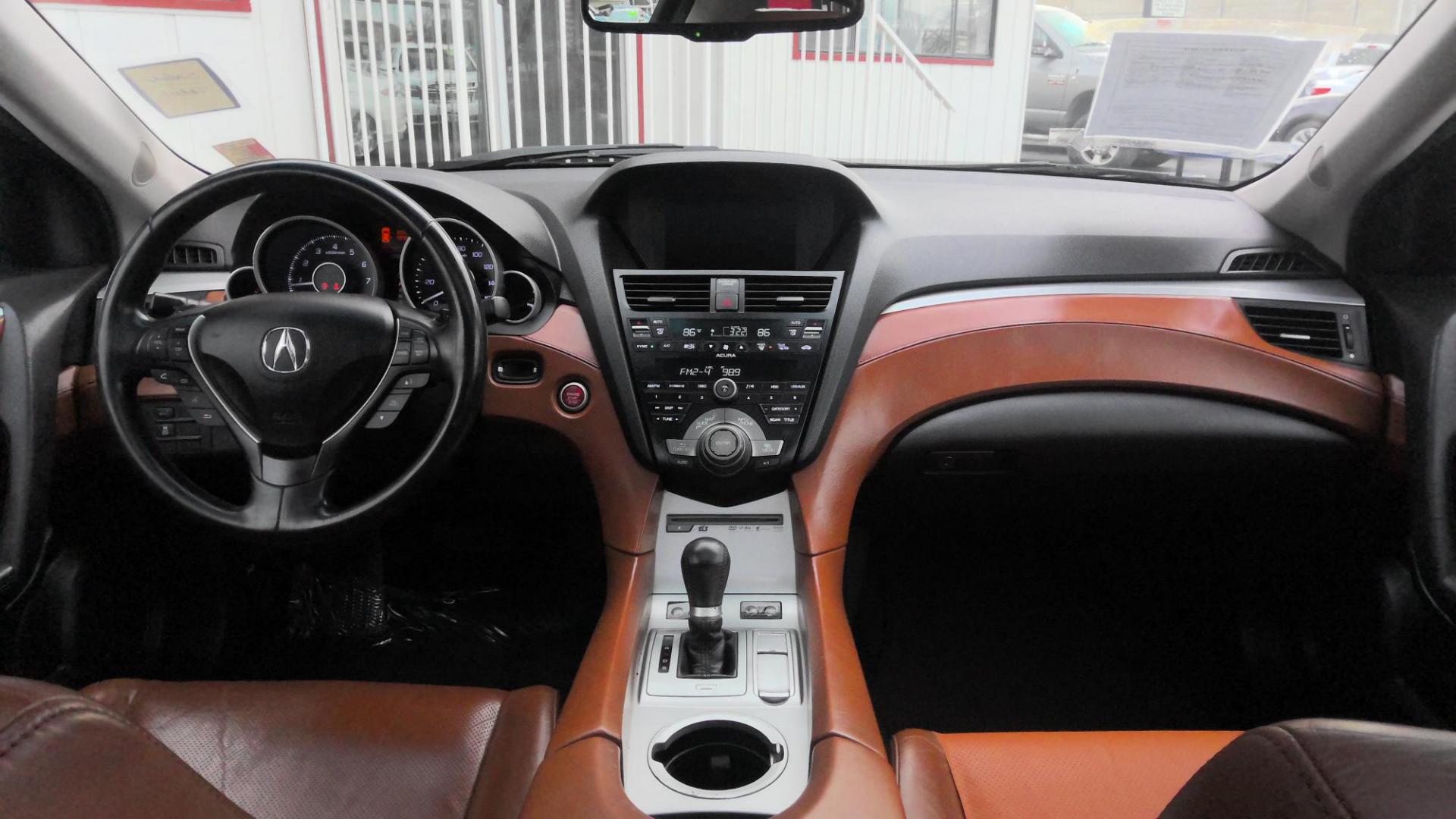 2010 BROWN Acura ZDX 6-Spd AT w/Tech Pkg (2HNYB1H49AH) with an 3.7L V6 SOHC 24V engine, 6-Speed Automatic transmission, located at 502 S. Riverside Avenue, Medford, OR, 97501, (541) 773-3136, 42.322803, -122.867477 - Photo#10