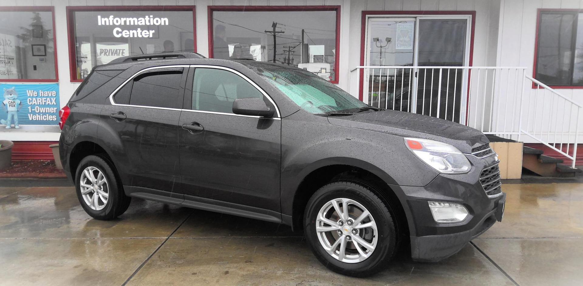 2016 GRAY Chevrolet Equinox LT 2WD (2GNALCEK4G6) with an 2.4L L4 DOHC 16V FFV engine, 6A transmission, located at 502 S. Riverside Avenue, Medford, OR, 97501, (541) 773-3136, 42.322803, -122.867477 - Photo#1