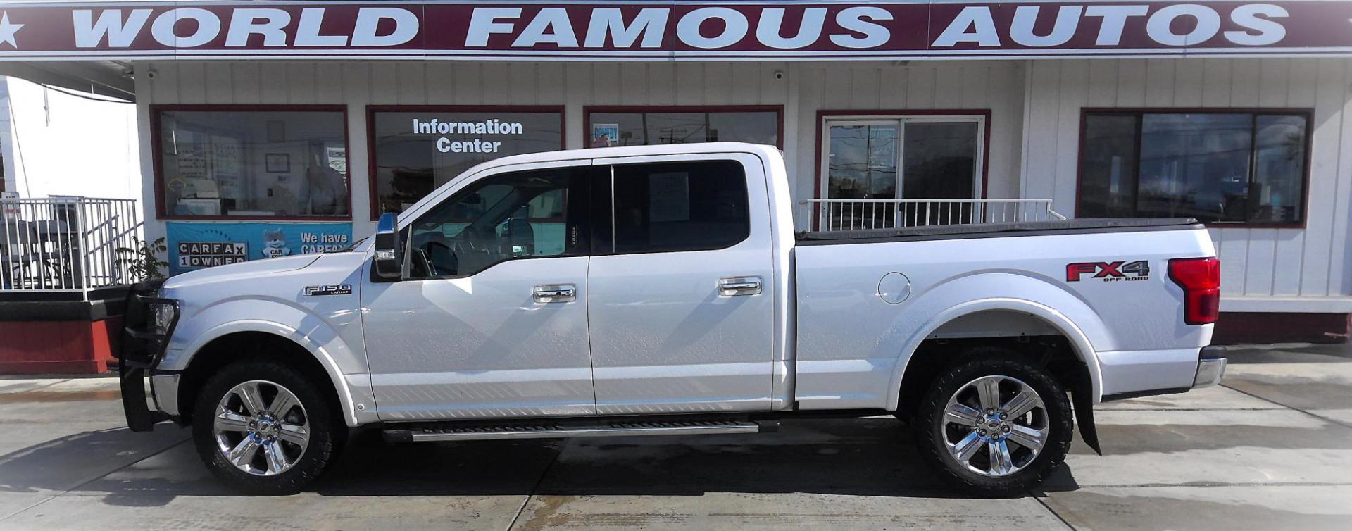 2018 WHITE Ford F-150 XLT SuperCrew 5.5-ft. Bed 4WD (1FTFW1EG7JK) with an 3.5 V6 engine, 6A transmission, located at 502 S. Riverside Avenue, Medford, OR, 97501, (541) 773-3136, 42.322803, -122.867477 - Photo#0