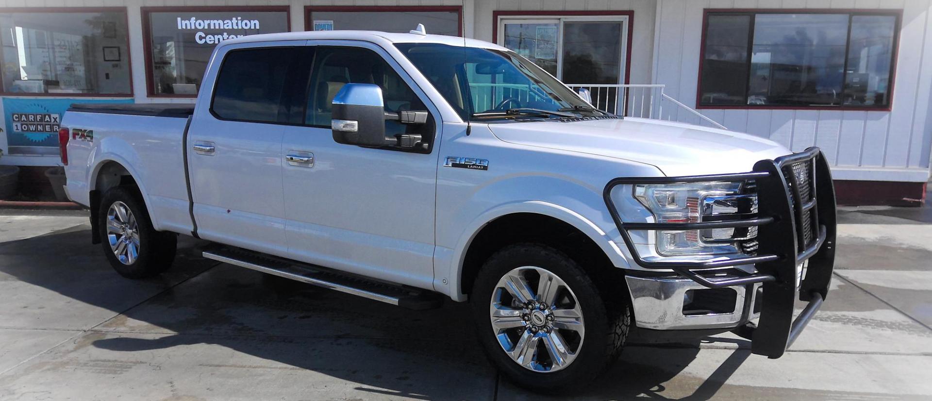 2018 WHITE Ford F-150 XLT SuperCrew 5.5-ft. Bed 4WD (1FTFW1EG7JK) with an 3.5 V6 engine, 6A transmission, located at 502 S. Riverside Avenue, Medford, OR, 97501, (541) 773-3136, 42.322803, -122.867477 - Photo#1