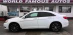 2012 WHITE Chrysler 200 S (1C3CCBHG2CN) with an 3.6L V6 DOHC 24V FFV engine, 6-Speed Automatic transmission, located at 502 S. Riverside Avenue, Medford, OR, 97501, (541) 773-3136, 42.322803, -122.867477 - Photo#0