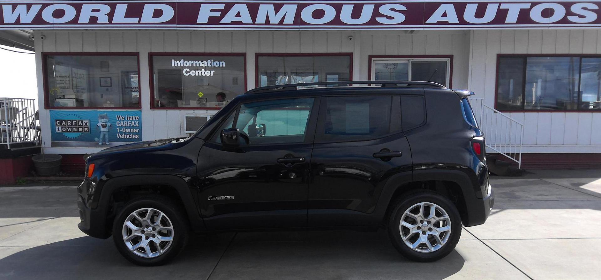 2015 BLACK JEEP RENEGADE (ZACCJBBT0FP) , located at 502 S. Riverside Avenue, Medford, OR, 97501, (541) 773-3136, 42.322803, -122.867477 - Photo#0