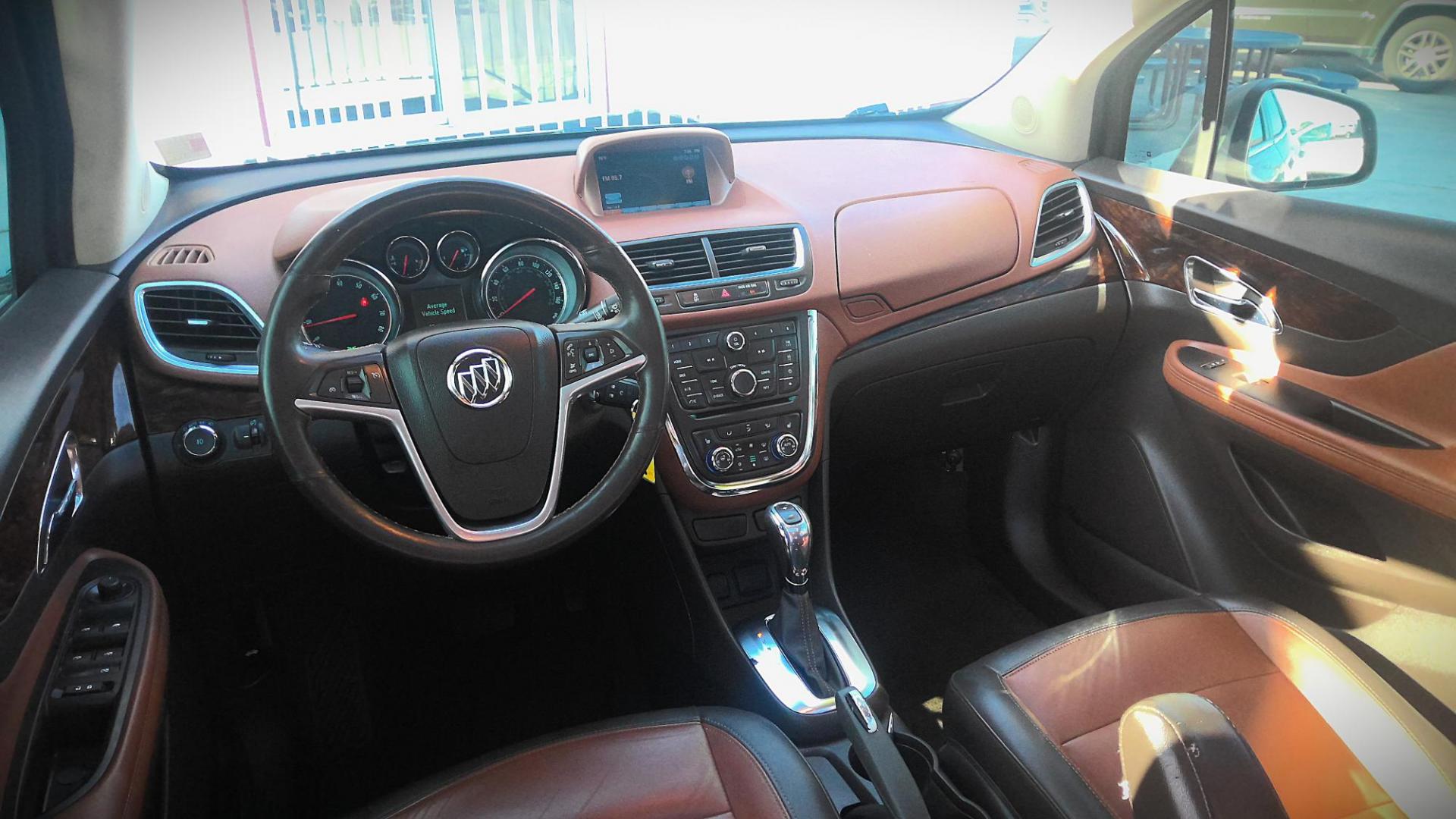 2013 BROWN Buick Encore Leather AWD (KL4CJGSB7DB) with an 1.4L L4 DOHC 16V TURBO engine, 6-Speed Automatic transmission, located at 502 S. Riverside Avenue, Medford, OR, 97501, (541) 773-3136, 42.322803, -122.867477 - Photo#10
