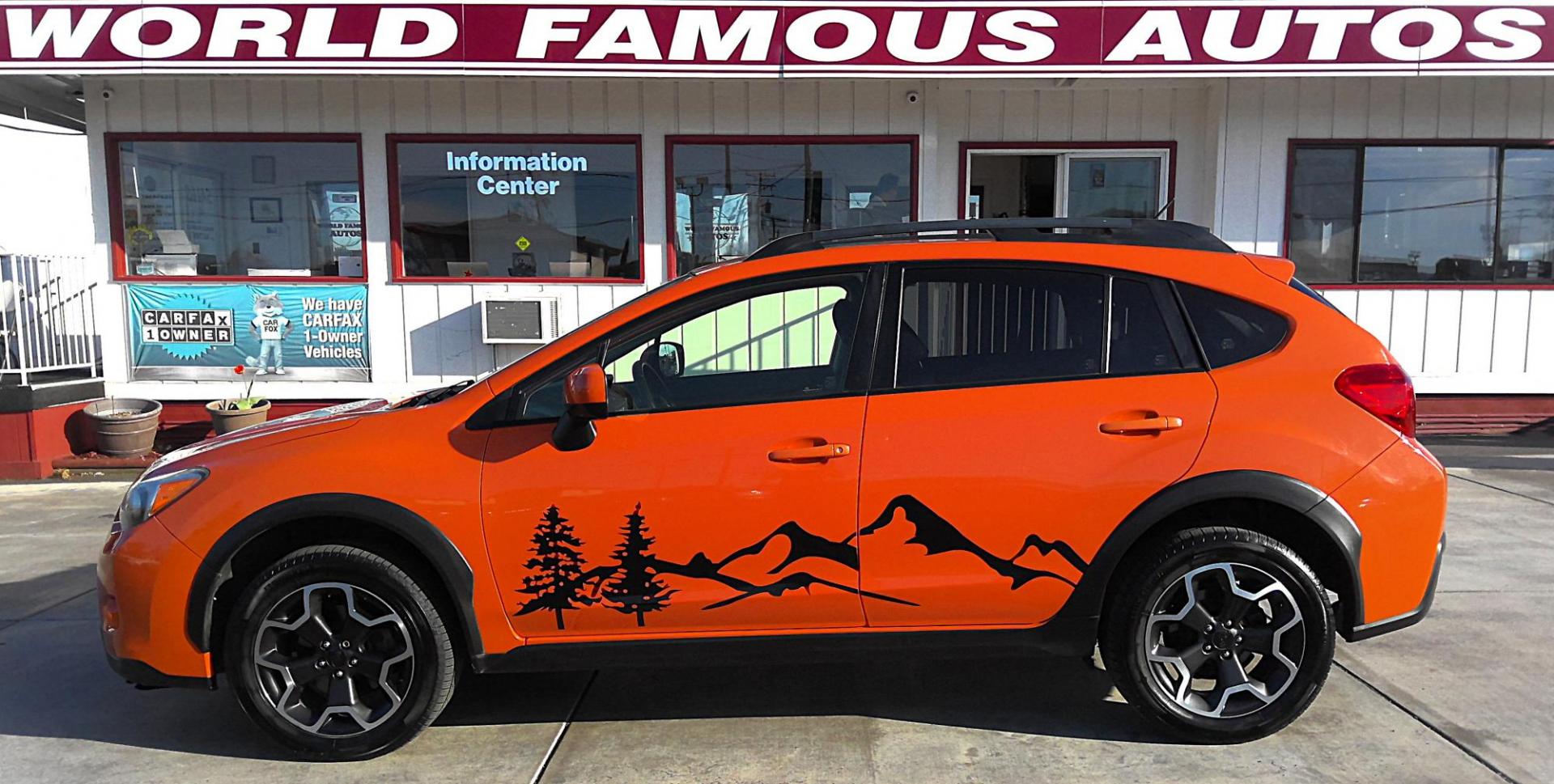 2014 ORANGE Subaru XV Crosstrek 2.0 Limited (JF2GPAKC3E8) with an 2.0L L4 DOHC 16V engine, Continuously Variable Transmission transmission, located at 502 S. Riverside Avenue, Medford, OR, 97501, (541) 773-3136, 42.322803, -122.867477 - Photo#0