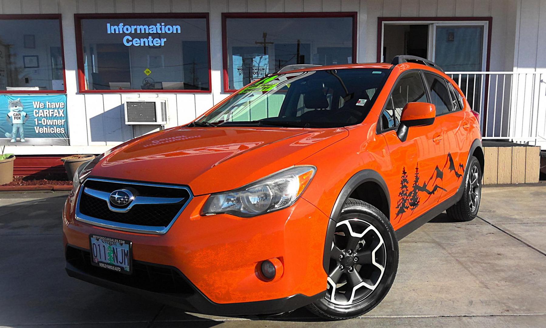 2014 ORANGE Subaru XV Crosstrek 2.0 Limited (JF2GPAKC3E8) with an 2.0L L4 DOHC 16V engine, Continuously Variable Transmission transmission, located at 502 S. Riverside Avenue, Medford, OR, 97501, (541) 773-3136, 42.322803, -122.867477 - Photo#1