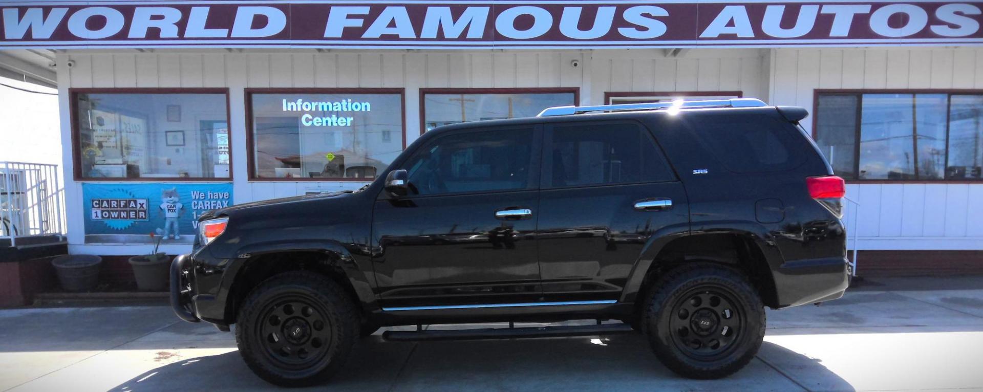 2011 BLACK Toyota 4Runner Limited 4WD V6 (JTEBU5JR3B5) with an 4.0L V6 DOHC 24V engine, 5-Speed Automatic transmission, located at 502 S. Riverside Avenue, Medford, OR, 97501, (541) 773-3136, 42.322803, -122.867477 - Photo#0