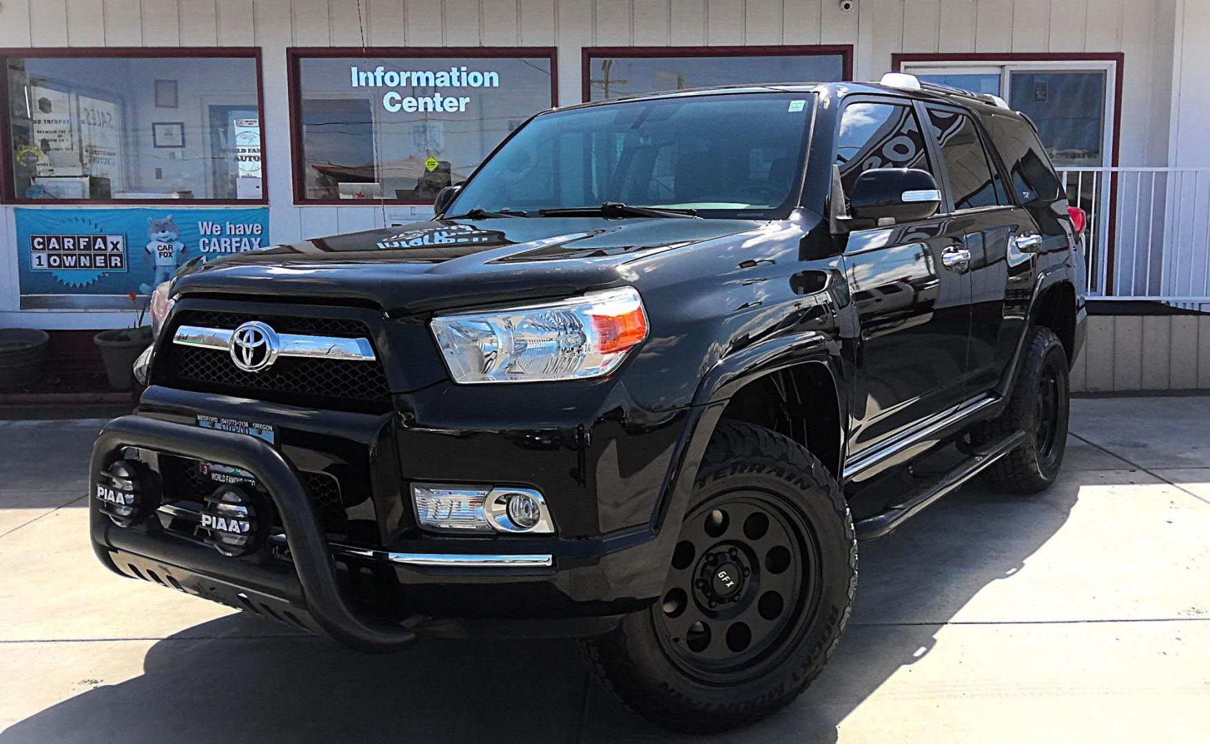 2011 BLACK Toyota 4Runner Limited 4WD V6 (JTEBU5JR3B5) with an 4.0L V6 DOHC 24V engine, 5-Speed Automatic transmission, located at 502 S. Riverside Avenue, Medford, OR, 97501, (541) 773-3136, 42.322803, -122.867477 - Photo#1
