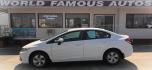 2014 WHITE Honda Civic LX Sedan CVT (19XFB2F50EE) with an 1.8L L4 SOHC 16V engine, Continuously Variable Transmission transmission, located at 502 S. Riverside Avenue, Medford, OR, 97501, (541) 773-3136, 42.322803, -122.867477 - Photo#0