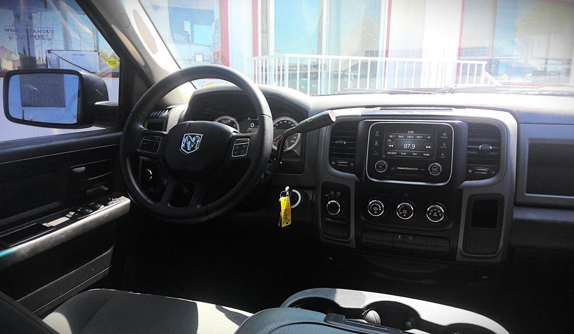 2014 BLACK RAM 1500 Tradesman Crew Cab SWB 4WD (1C6RR7KT4ES) with an 5.7L V8 OHV 16V engine, 6-Speed Automatic transmission, located at 502 S. Riverside Avenue, Medford, OR, 97501, (541) 773-3136, 42.322803, -122.867477 - Photo#7