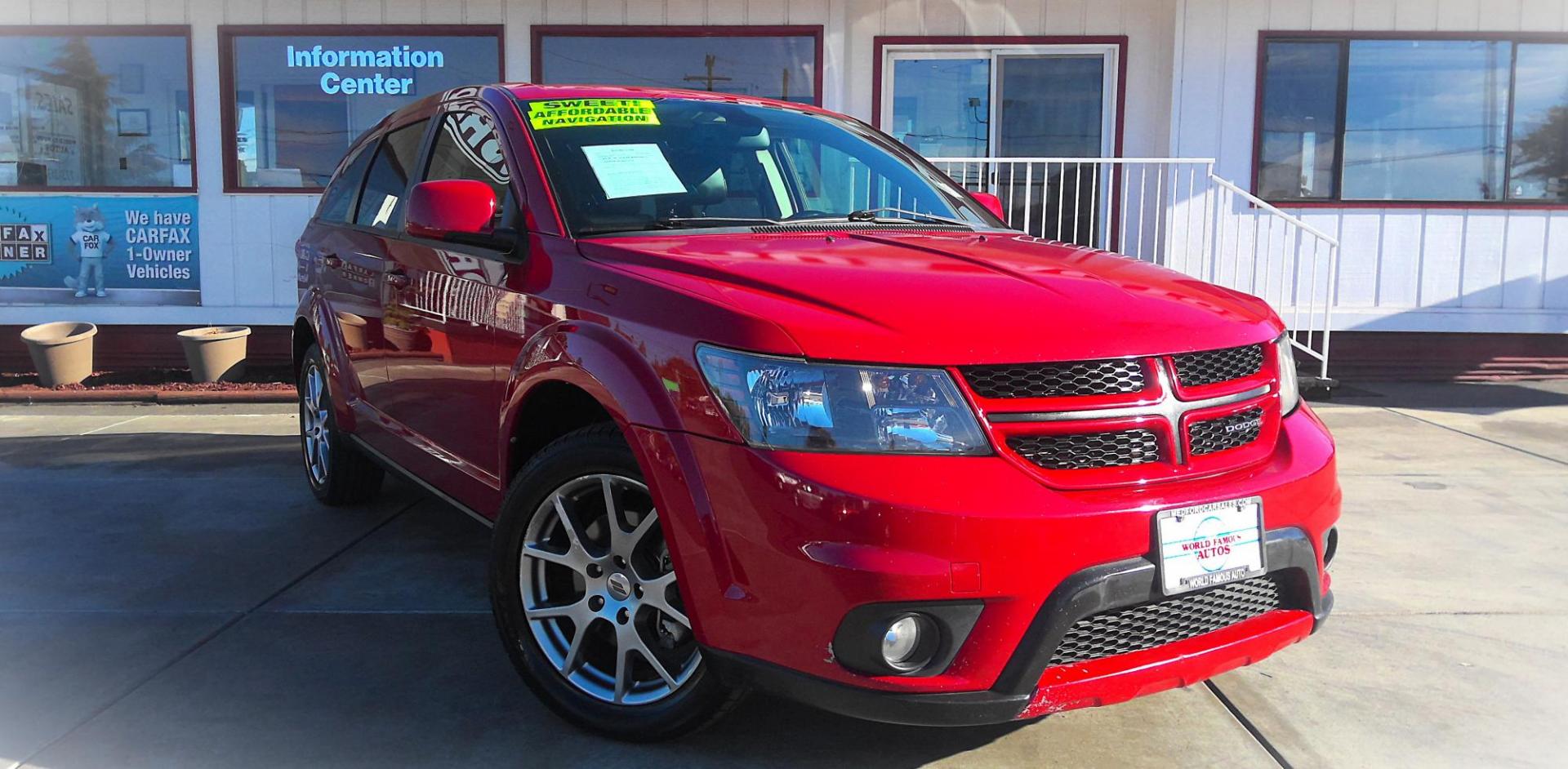 2019 RED Dodge Journey GT AWD (3C4PDDEG6KT) with an 3.6L V6 DOHC 24V engine, 6A transmission, located at 502 S. Riverside Avenue, Medford, OR, 97501, (541) 773-3136, 42.322803, -122.867477 - Photo#1