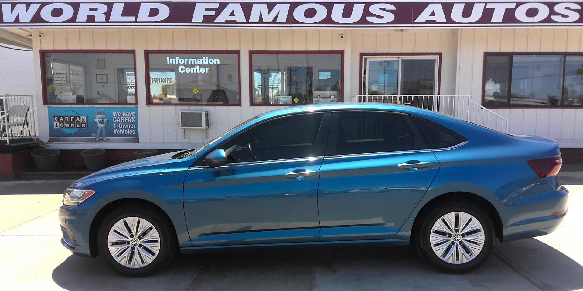2020 BLUE Volkswagen Jetta 1.4T S 8A (3VWCB7BU2LM) with an 1.4L L4 DOHC 20V engine, 8A transmission, located at 502 S. Riverside Avenue, Medford, OR, 97501, (541) 773-3136, 42.322803, -122.867477 - Photo#0