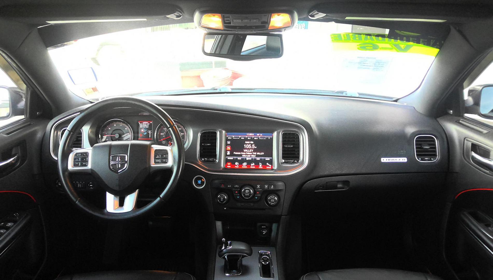 2013 BLACK Dodge Charger SXT (2C3CDXHG6DH) with an 3.6L V6 DOHC 24V engine, 5-Speed Automatic transmission, located at 502 S. Riverside Avenue, Medford, OR, 97501, (541) 773-3136, 42.322803, -122.867477 - Photo#7