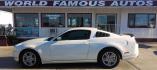 2011 WHITE Ford Mustang V6 Coupe (1ZVBP8AM1B5) with an 3.7L V6 DOHC 24V engine, located at 502 S. Riverside Avenue, Medford, OR, 97501, (541) 773-3136, 42.322803, -122.867477 - Photo#0