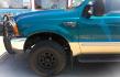 2000 GREEN Ford F-250 SD Lariat Crew Cab Long Bed 4WD (1FTNW21F0YE) with an 7.3L V8 OHV 16V TURBO DIESEL engine, located at 502 S. Riverside Avenue, Medford, OR, 97501, (541) 773-3136, 42.322803, -122.867477 - Photo#2