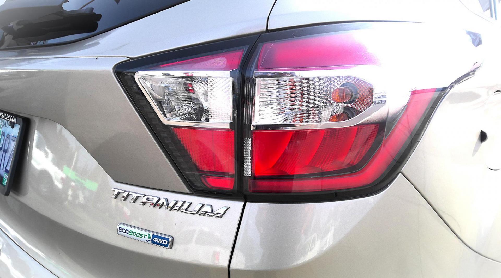 2018 GOLD Ford Escape Titanium 4WD (1FMCU9J96JU) with an 2.0L L4 DOHC 16V engine, 6A transmission, located at 502 S. Riverside Avenue, Medford, OR, 97501, (541) 773-3136, 42.322803, -122.867477 - Photo#3