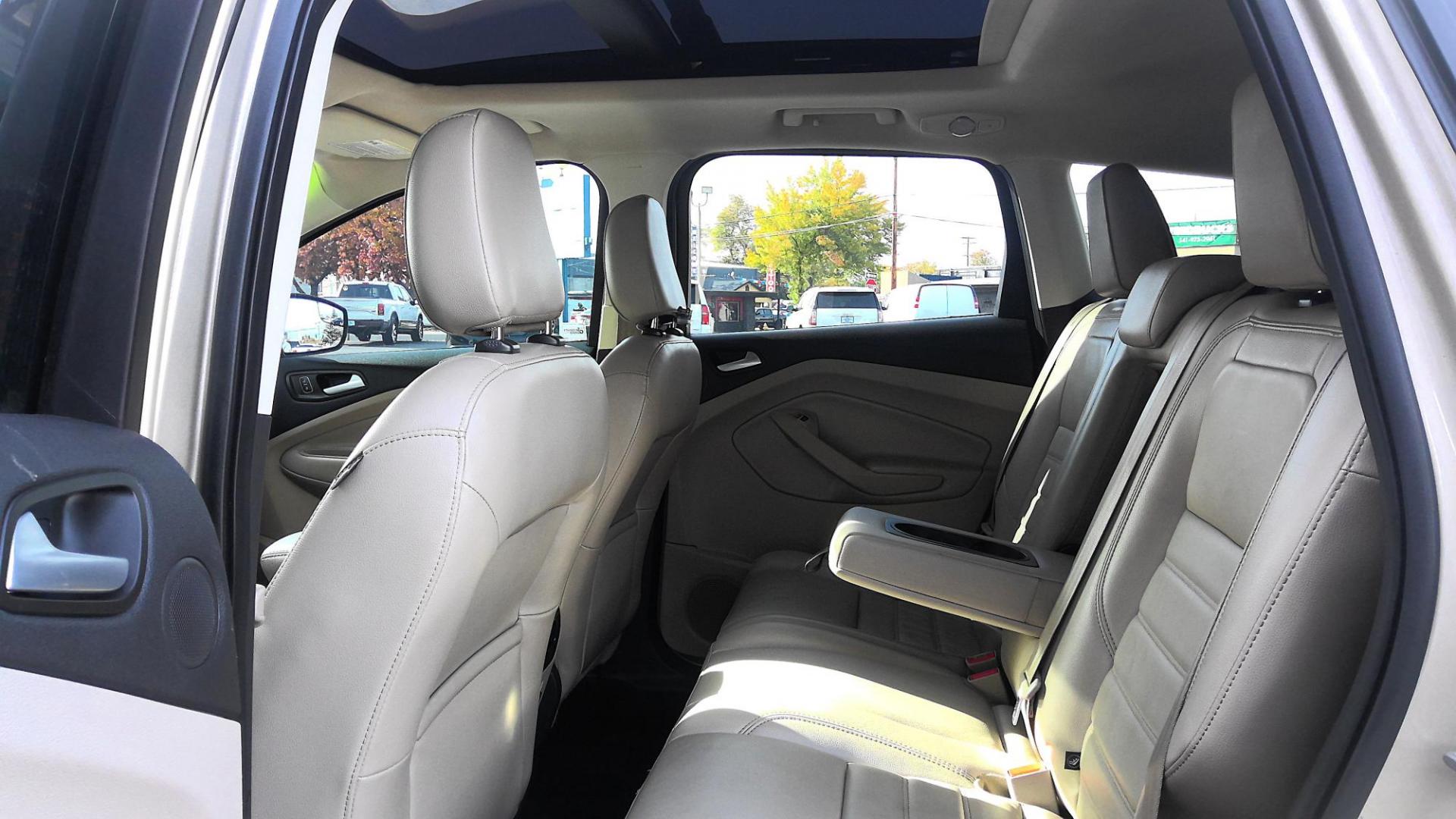 2018 GOLD Ford Escape Titanium 4WD (1FMCU9J96JU) with an 2.0L L4 DOHC 16V engine, 6A transmission, located at 502 S. Riverside Avenue, Medford, OR, 97501, (541) 773-3136, 42.322803, -122.867477 - Photo#8