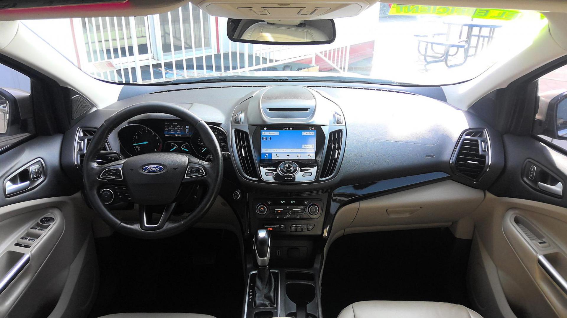 2018 GOLD Ford Escape Titanium 4WD (1FMCU9J96JU) with an 2.0L L4 DOHC 16V engine, 6A transmission, located at 502 S. Riverside Avenue, Medford, OR, 97501, (541) 773-3136, 42.322803, -122.867477 - Photo#10