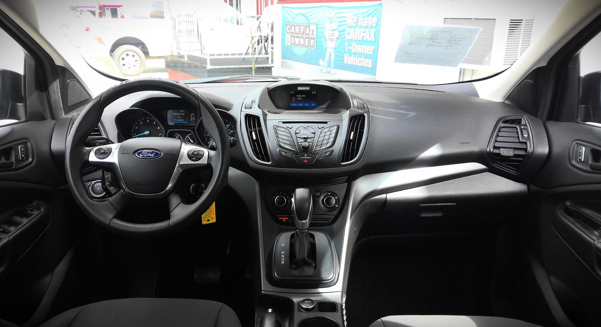 2016 BLACK Ford Escape S FWD (1FMCU0F76GU) with an 2.5L L4 DOHC 16V engine, 6-Speed Automatic transmission, located at 502 S. Riverside Avenue, Medford, OR, 97501, (541) 773-3136, 42.322803, -122.867477 - Photo#6