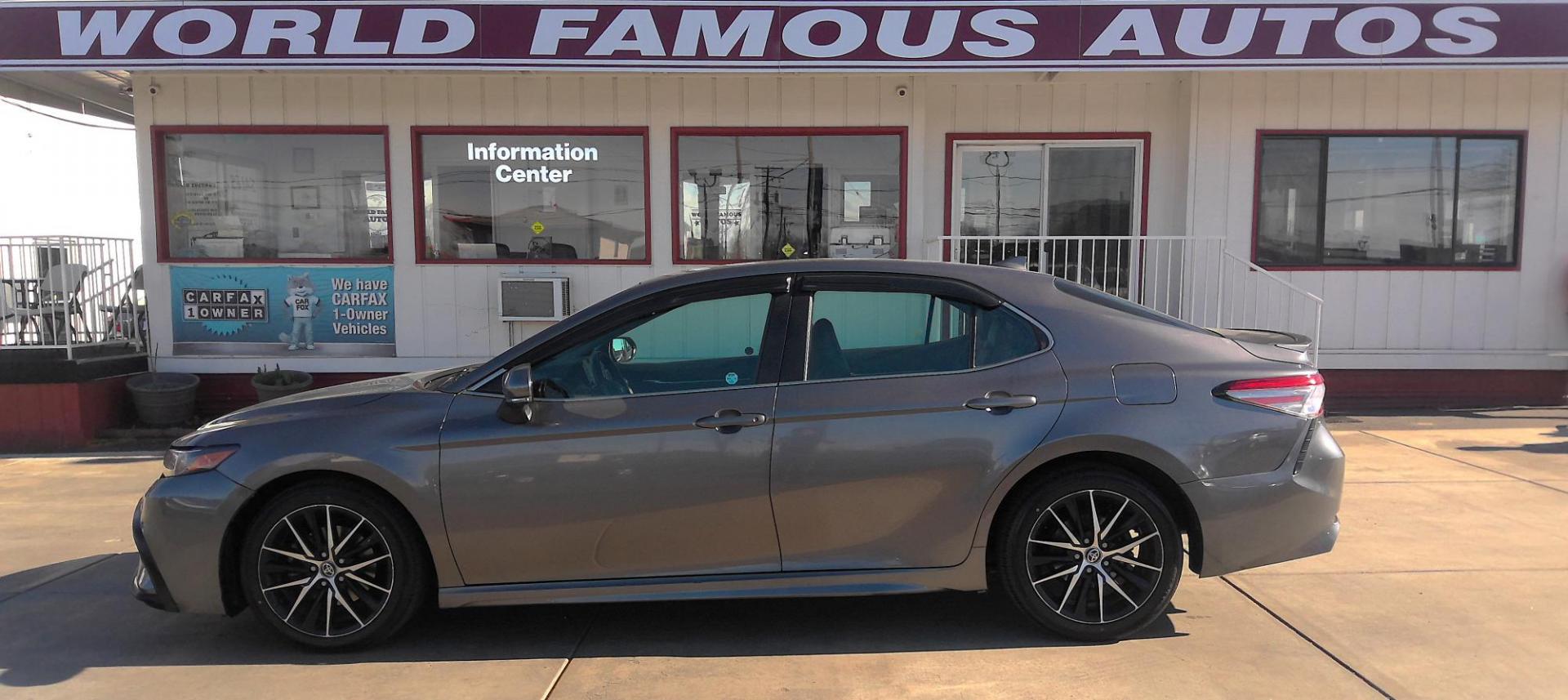 2021 GRAY Toyota Camry XSE AWD (4T1T11BK1MU) with an 2.5L L4 DOHC 16V engine, 8A transmission, located at 502 S. Riverside Avenue, Medford, OR, 97501, (541) 773-3136, 42.322803, -122.867477 - Photo#0