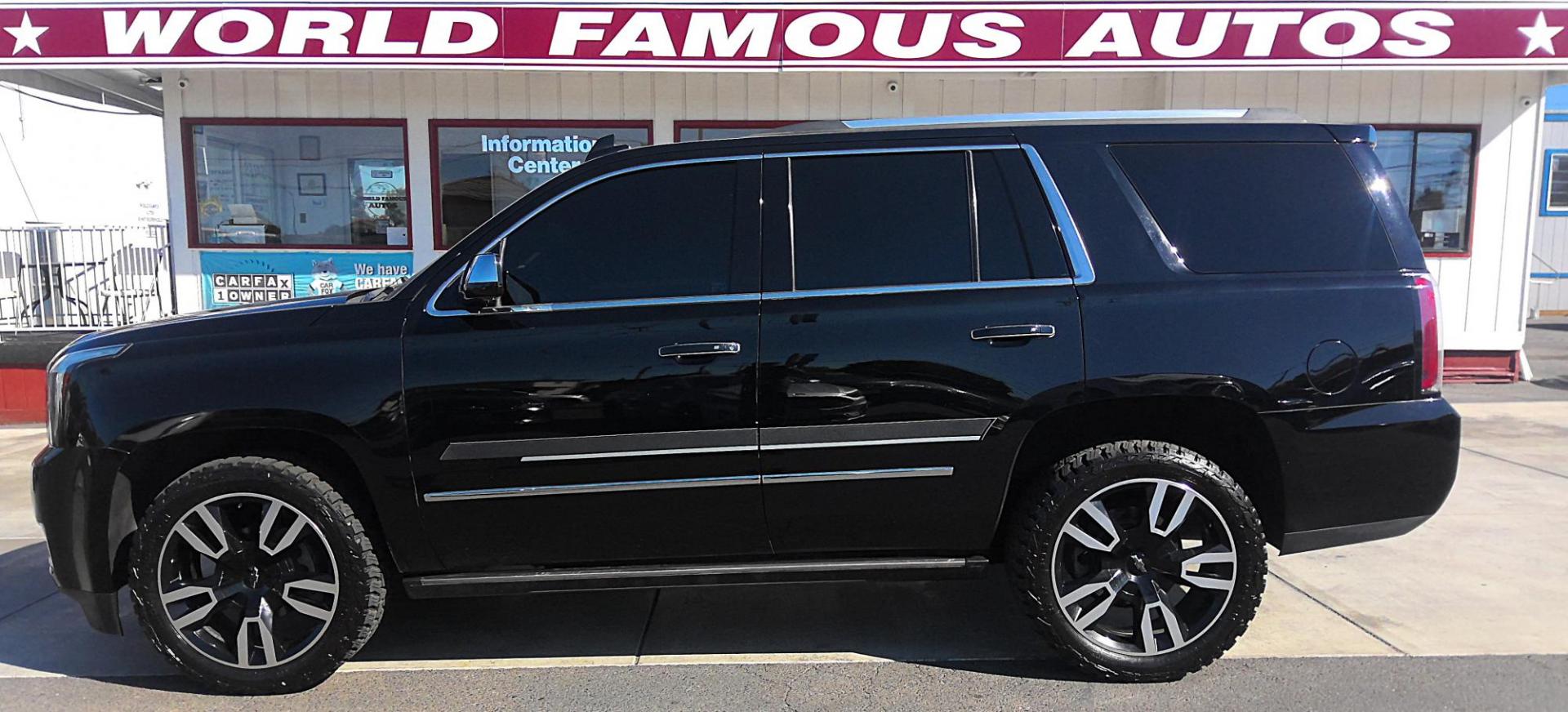 2018 BLACK GMC Yukon Denali 4WD (1GKS2CKJ7JR) with an 6.2L V8 OHV 16V engine, 10A transmission, located at 502 S. Riverside Avenue, Medford, OR, 97501, (541) 773-3136, 42.322803, -122.867477 - Photo#0