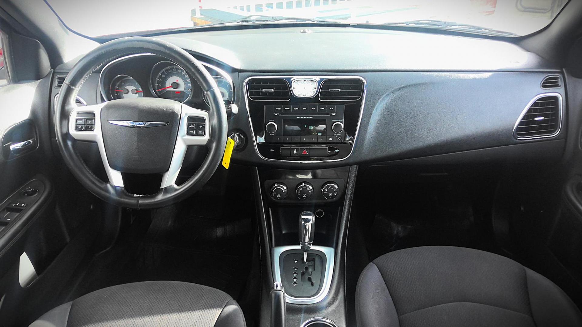 2012 RED Chrysler 200 Touring (1C3CCBBGXCN) with an 3.6L V6 DOHC 24V FFV engine, 6-Speed Automatic transmission, located at 502 S. Riverside Avenue, Medford, OR, 97501, (541) 773-3136, 42.322803, -122.867477 - Photo#6