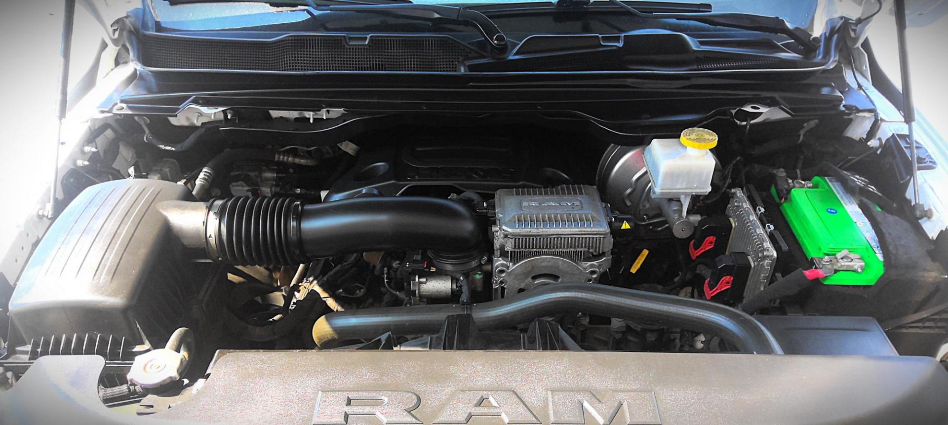2021 WHITE RAM 1500 Laramie Crew Cab SWB 4WD (1C6SRFJT6MN) with an 5.7L V8 OHV 16V engine, 8A transmission, located at 502 S. Riverside Avenue, Medford, OR, 97501, (541) 773-3136, 42.322803, -122.867477 - Photo#22