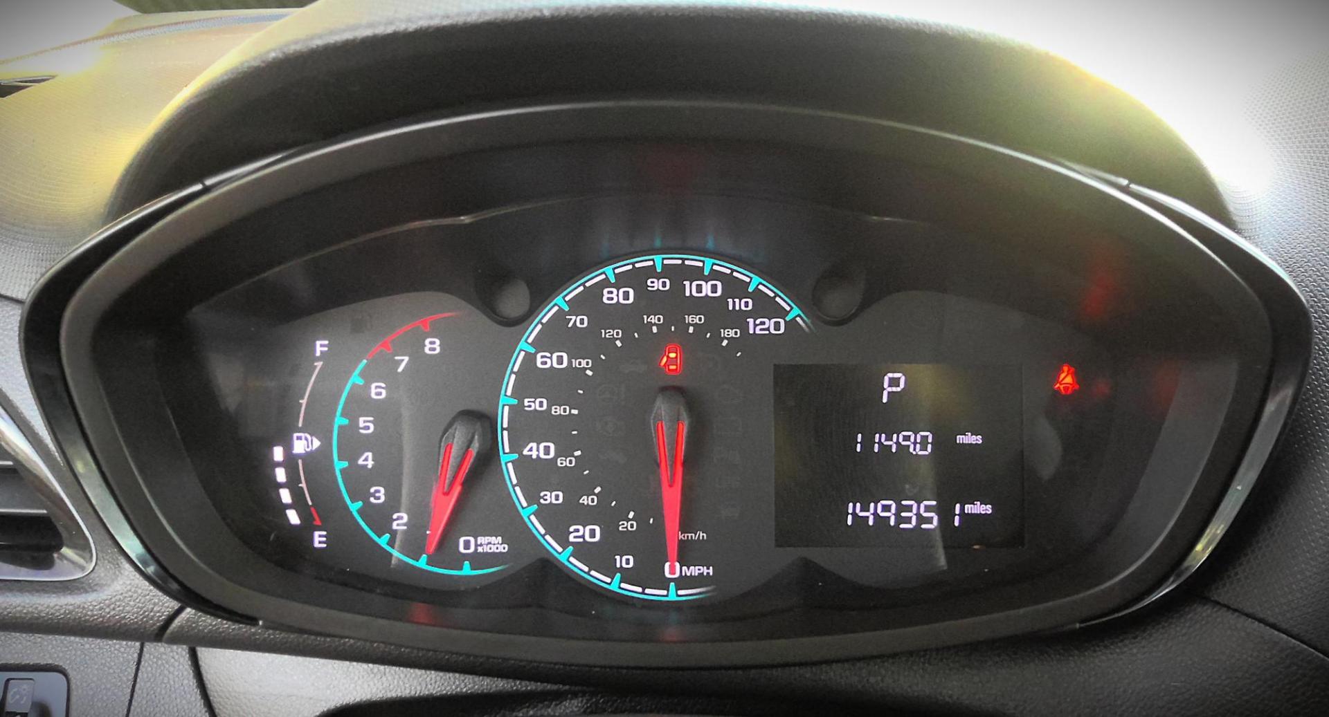 2017 BLACK Chevrolet Spark LS CVT (KL8CB6SA0HC) with an 1.4L L4 16V DOHC engine, CVT transmission, located at 502 S. Riverside Avenue, Medford, OR, 97501, (541) 773-3136, 42.322803, -122.867477 - Photo#8